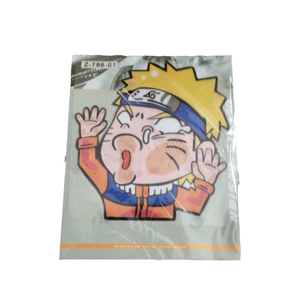 NARUTO UZUMAKI CHIBI ANIME PEEKER STICKER CAR DECAL
